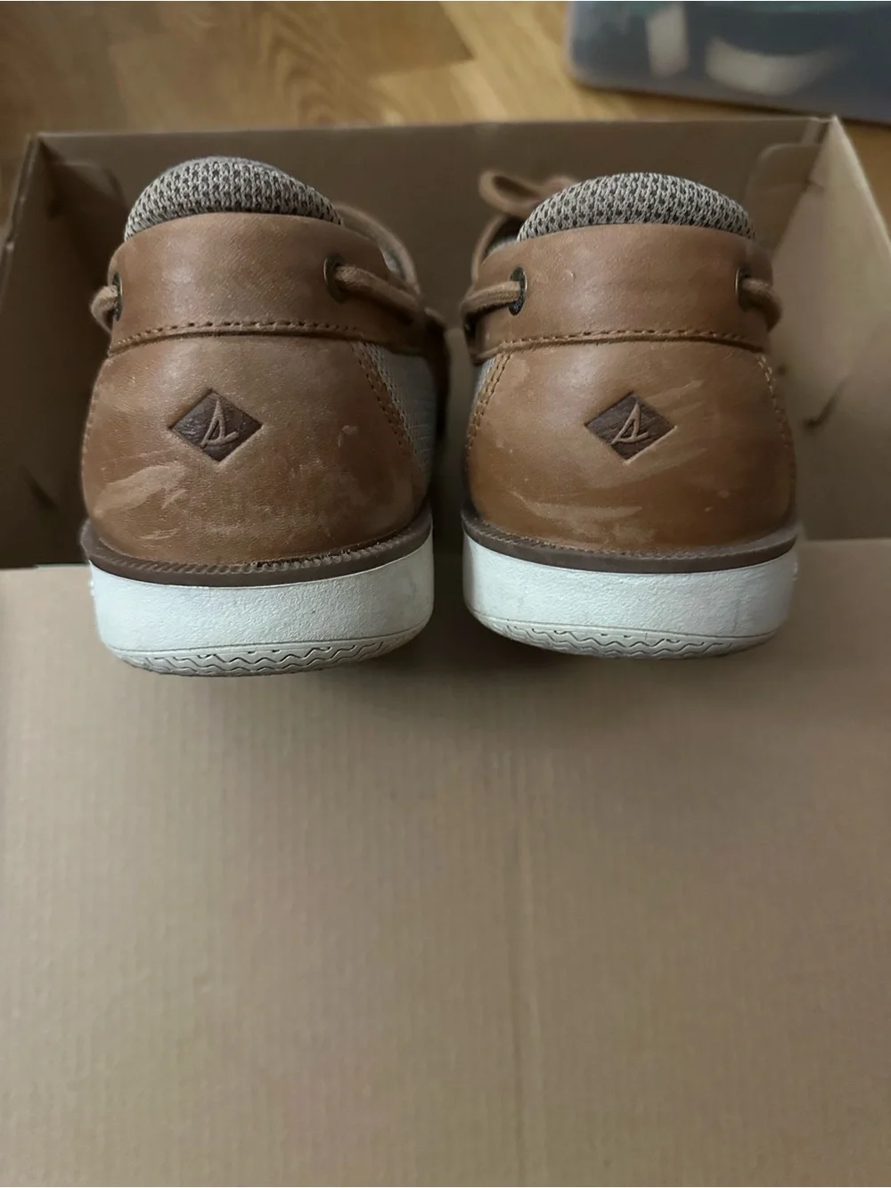 Sperry Surveyor 2-Eye Sonora Brown Leather Shoes 12W